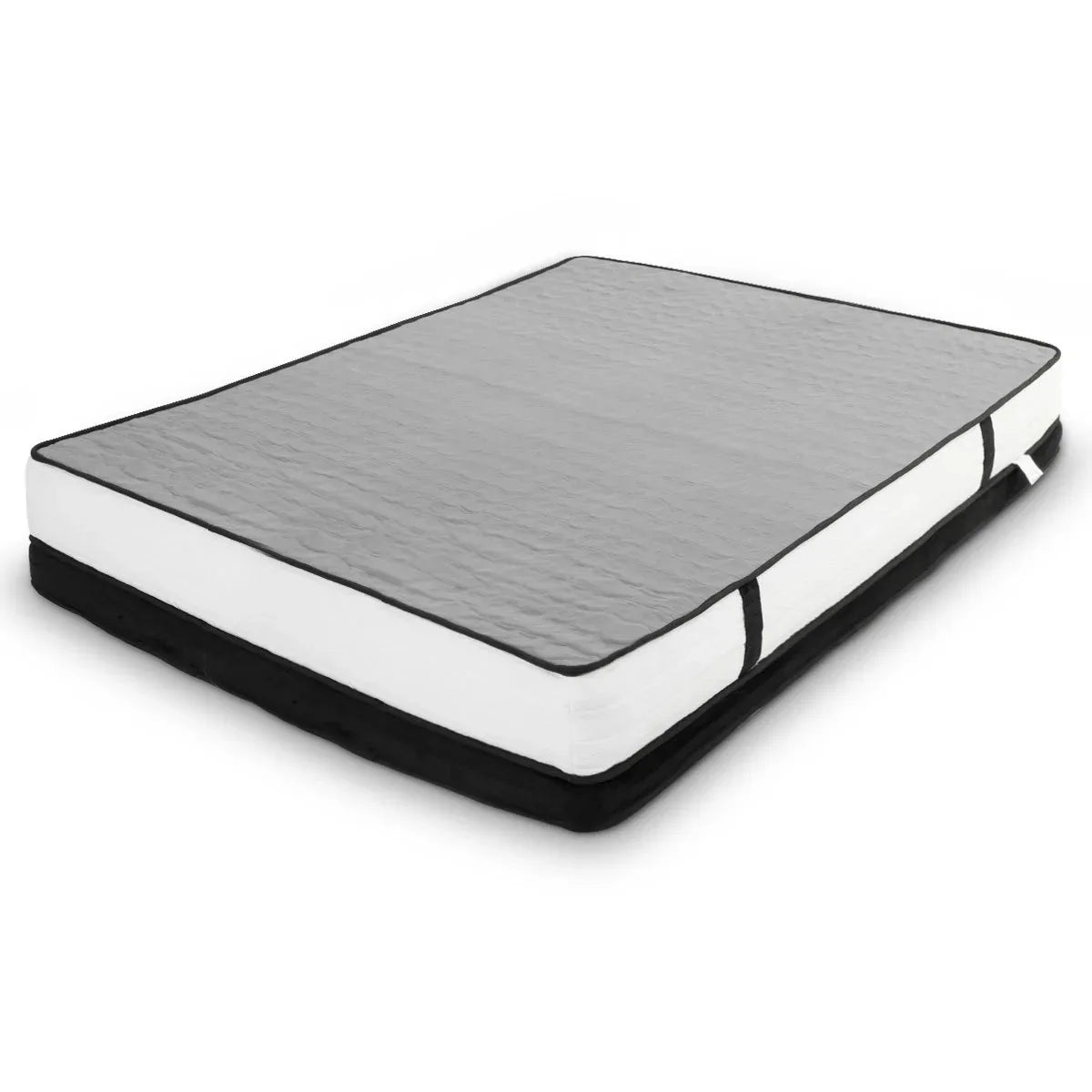 Laura Hill Queen Mattress Bed Size Euro Top 5 Zone Spring Foam 32cm Bedding Pocket - Mekamart Australia