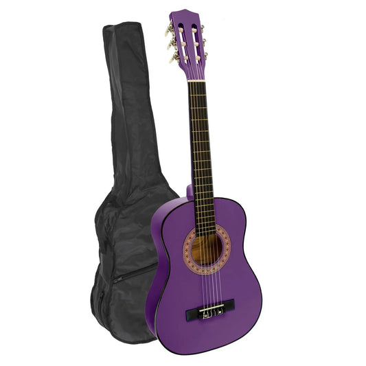 Karrera 34in Acoustic Children no cut Guitar - Purple - Mekamart Australia