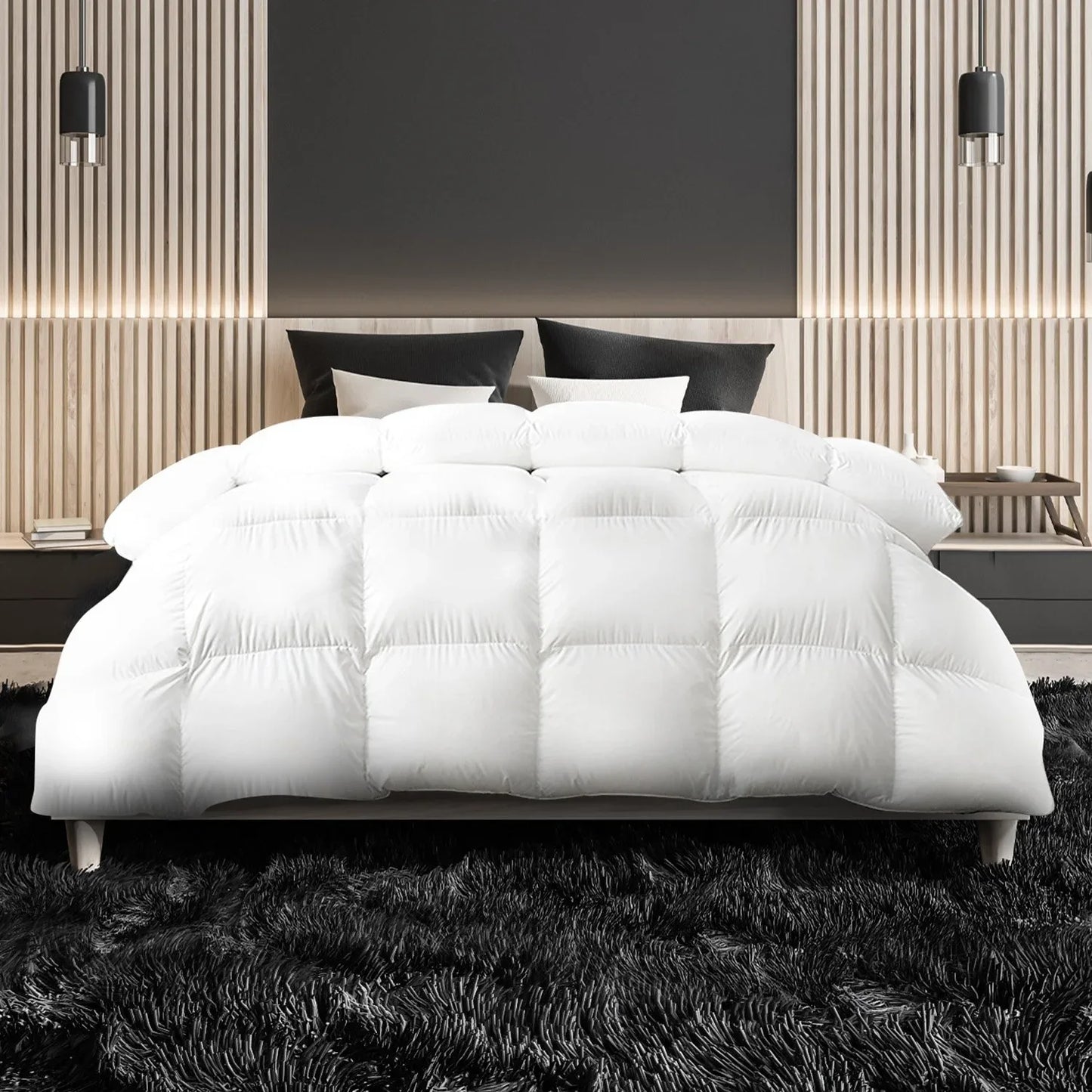 Laura Hill 500GSM Duck Down Feather Quilt Comforter Doona - Queen - Mekamart Australia
