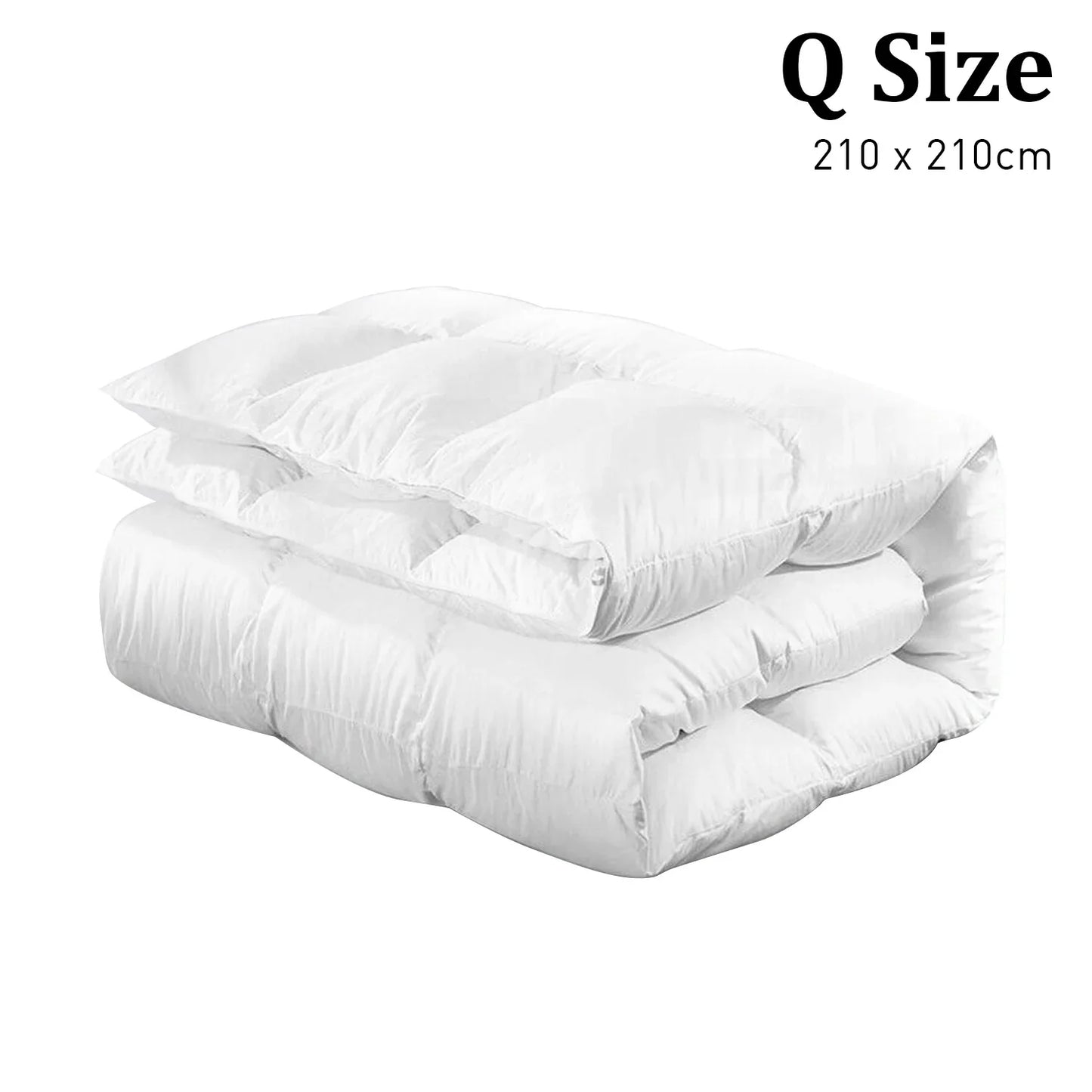 Laura Hill 500GSM Duck Down Feather Quilt Comforter Doona - Queen - Mekamart Australia