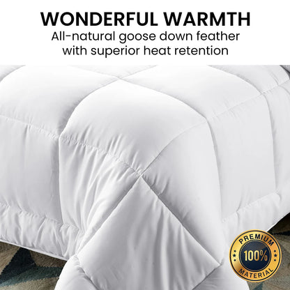 Laura Hill 700GSM Goose Down Feather Comforter Doona - Super King - Mekamart Australia
