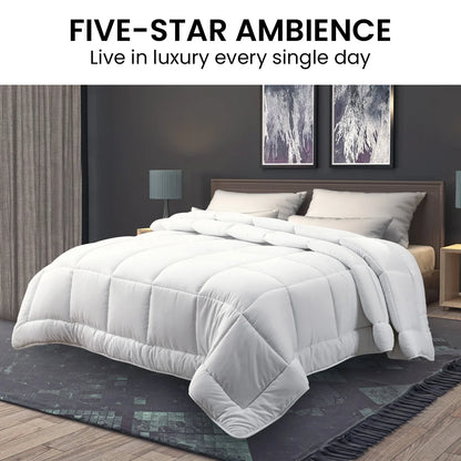 Laura Hill 700GSM Goose Down Feather Comforter Doona - Super King - Mekamart Australia