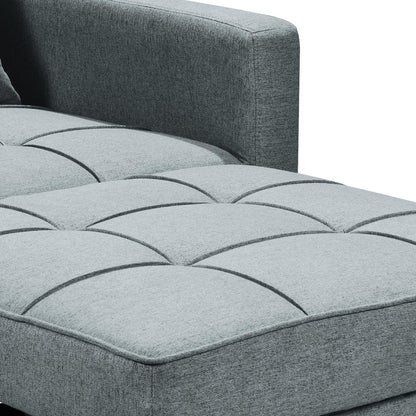 Sarantino Suri 3-in-1 Convertible Sofa Chair Bed - Airforce Blue - Mekamart Australia