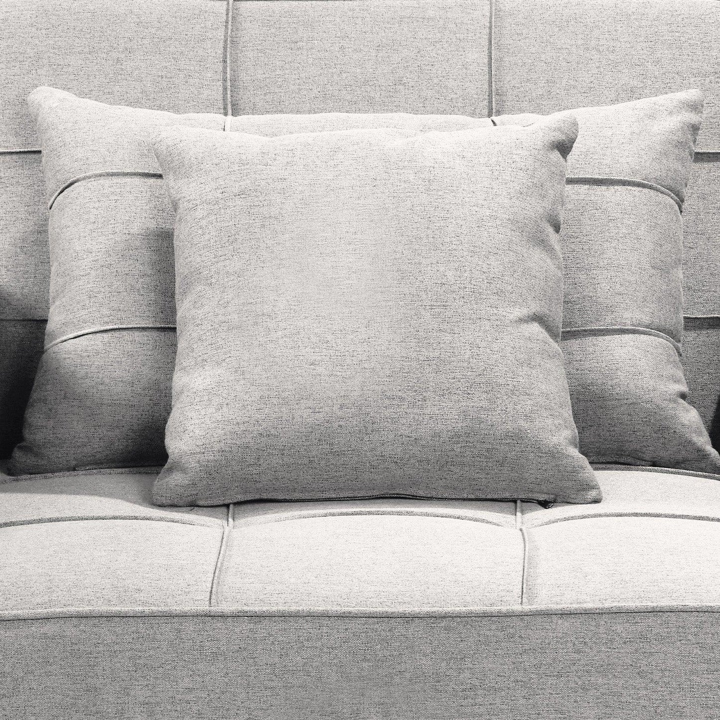 Sarantino Suri 3-in-1 Convertible Sofa Chair Bed Lounger - Light Grey - Mekamart Australia