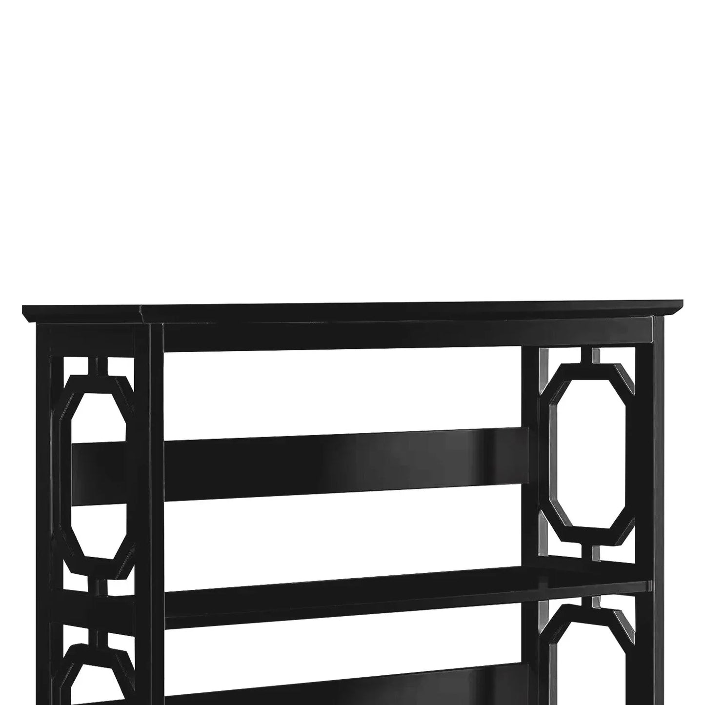 Sarantino Laurel 3-Tier Bookshelf Display Rack in Black - Mekamart Australia