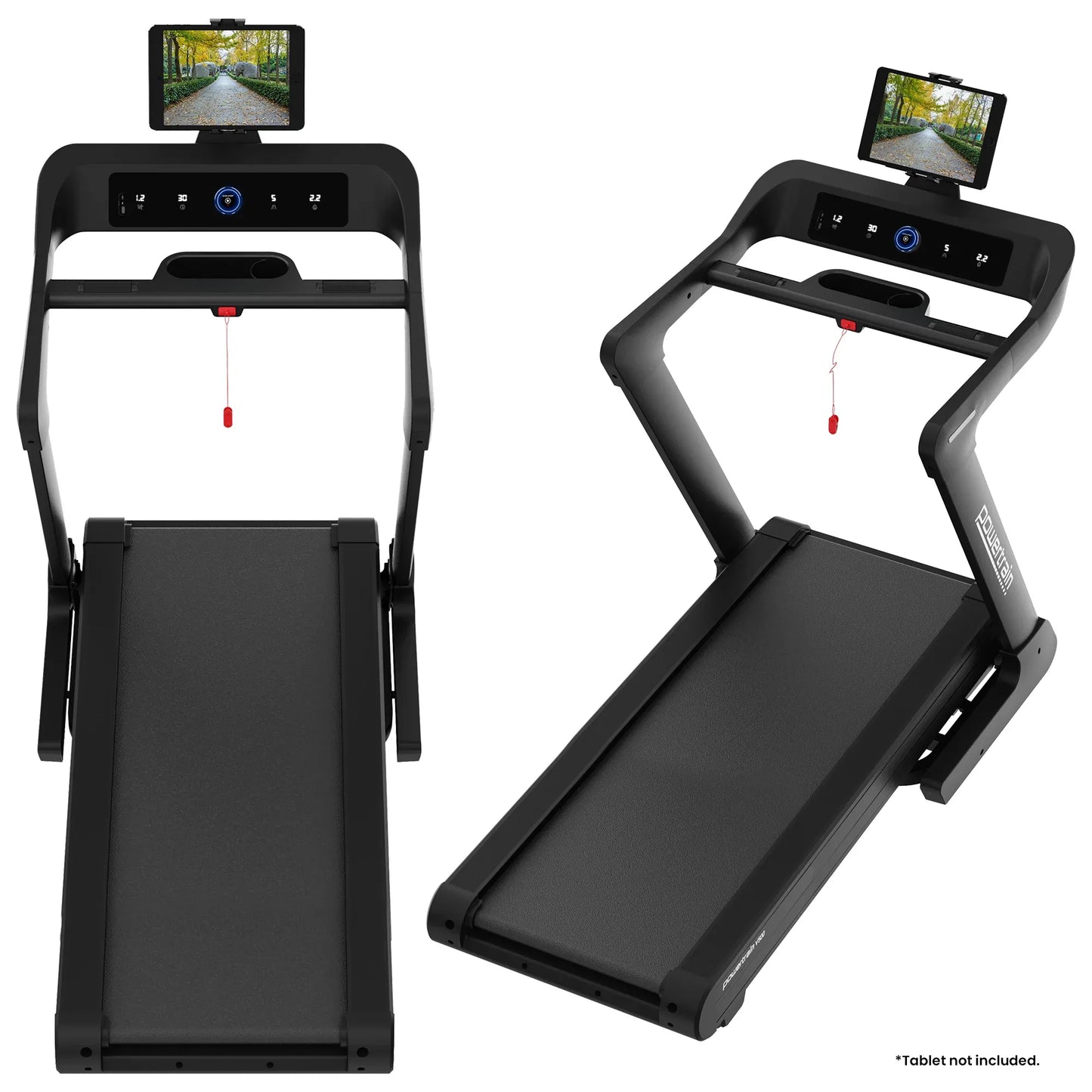 Powertrain V500 3hp Foldable Treadmill Cardio Running Automatic Incline Machine