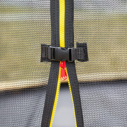Kahuna 12ft Trampoline Free Ladder Spring Mat Net Safety Pad Cover Round Enclosure - Rainbow - Mekamart Australia