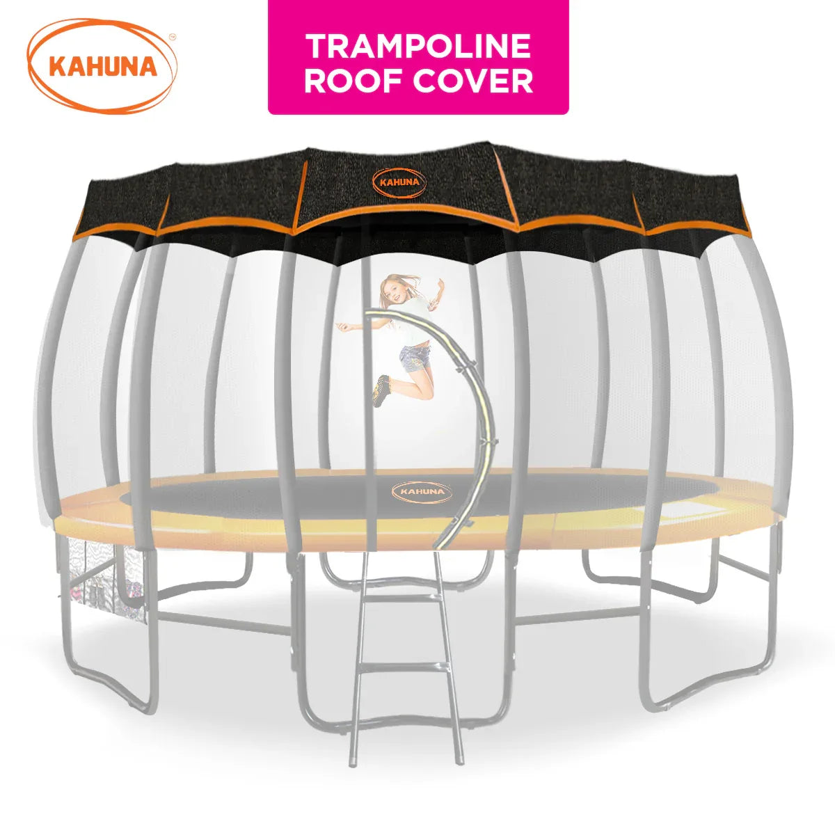 Kahuna 12ft Removable Twister Trampoline Roof Shade Cover - Mekamart Australia