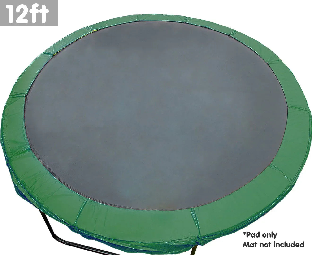 Kahuna 12ft Trampoline Replacement Spring Pad Round Cover - Green - Mekamart Australia