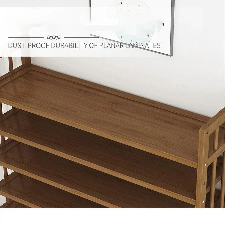 8 Tier Tower Bamboo Wooden Shoe Rack Corner Shelf Stand Storage Organizer - Mekamart Australia