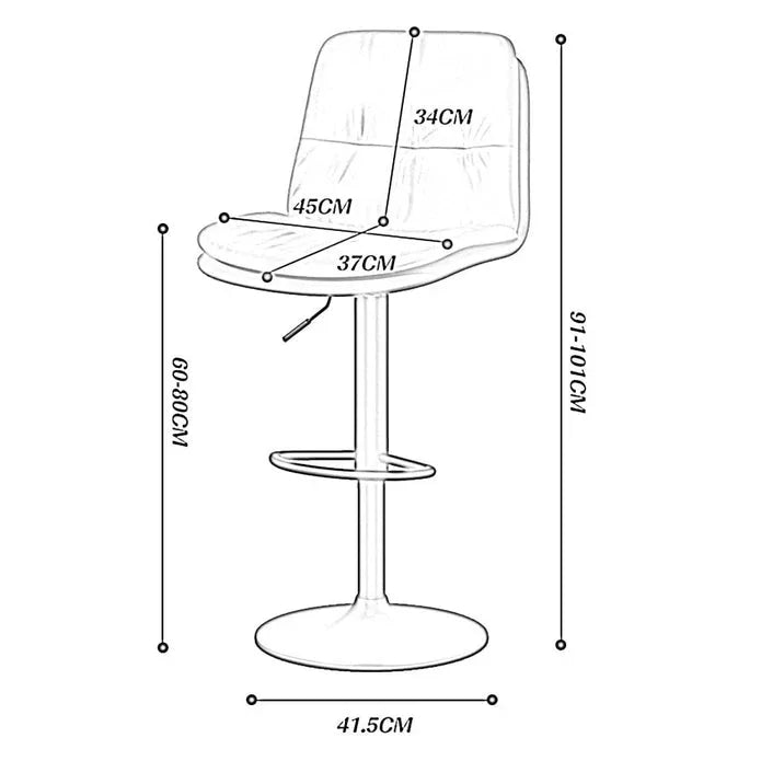 SERENITà Bar Stools Kitchen Bar Stool Leather Barstools Swivel Gas Lift Counter Chairs BS8406 Green - Mekamart Australia