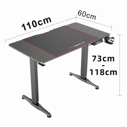 Gaming Standing Desk Home Office Lift Electric Height Adjustable Sit To Stand Motorized Standing Desk 1160 - Mekamart Australia