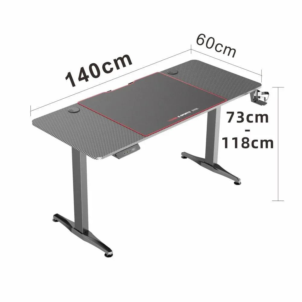 Gaming Standing Desk Home Office Lift Electric Height Adjustable Sit To Stand Motorized Standing Desk 1160 - Mekamart Australia