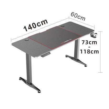 Gaming Standing Desk Home Office Lift Electric Height Adjustable Sit To Stand Motorized Standing Desk 1460 - Mekamart Australia