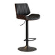 SERENITà European Wooden Modern Bar Stools Bistro Stool with Rotating and Aerodynamic Multi-levelled(Black) - Mekamart Australia