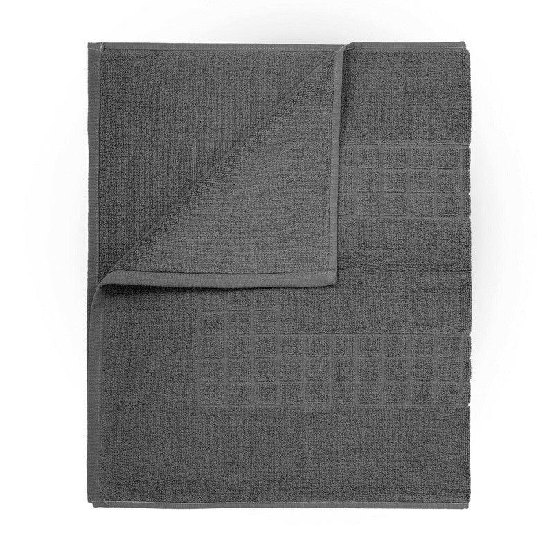 Microfiber Soft Non Slip Bath Mat Check Design (Anthrazit) - Mekamart Australia