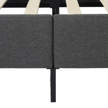 Bed Frame Mattress Foundation (Dark Grey) – Queen - Mekamart Australia