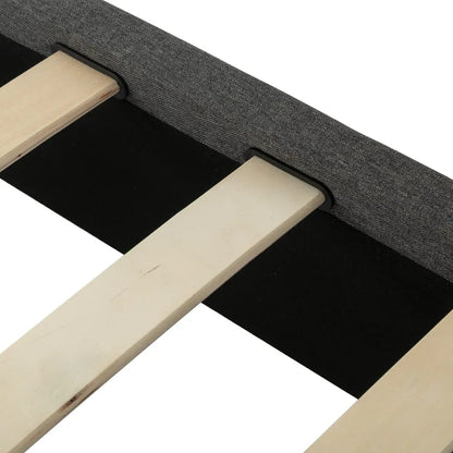 Bed Frame Mattress Foundation (Dark Grey) – Queen - Mekamart Australia