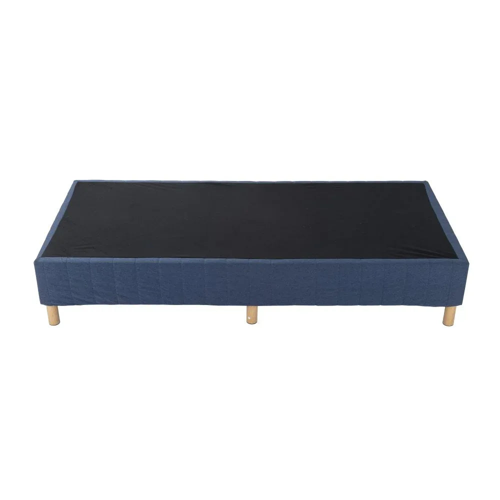 Metal Bed Frame Mattress Foundation Blue – Single - Mekamart Australia