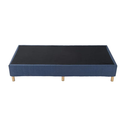 Metal Bed Frame Mattress Foundation Blue – Single - Mekamart Australia