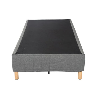 Metal Bedframe Mattress Foundation (Dark Grey) – King - Mekamart Australia