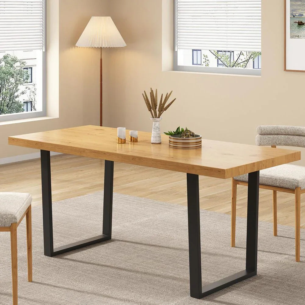Venice Rectangular Dining Table 170cm Natural - Mekamart Australia