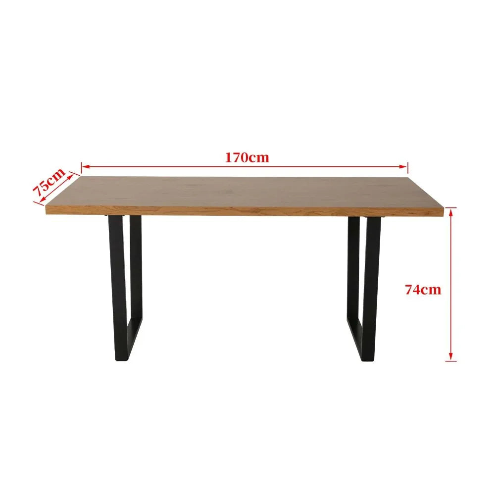 Venice Rectangular Dining Table 170cm Natural - Mekamart Australia