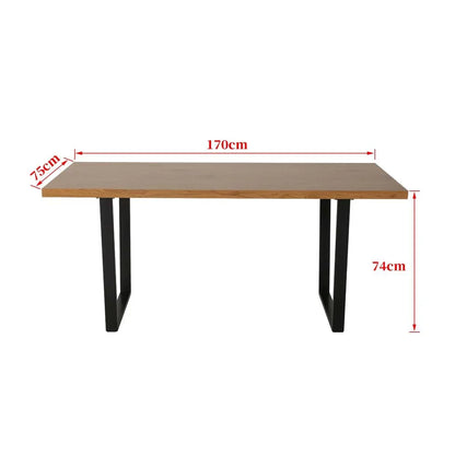 Venice Rectangular Dining Table 170cm Natural - Mekamart Australia