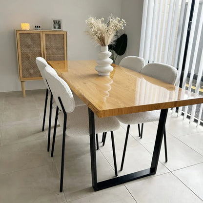 Venice Rectangular Dining Table 170cm Natural - Mekamart Australia