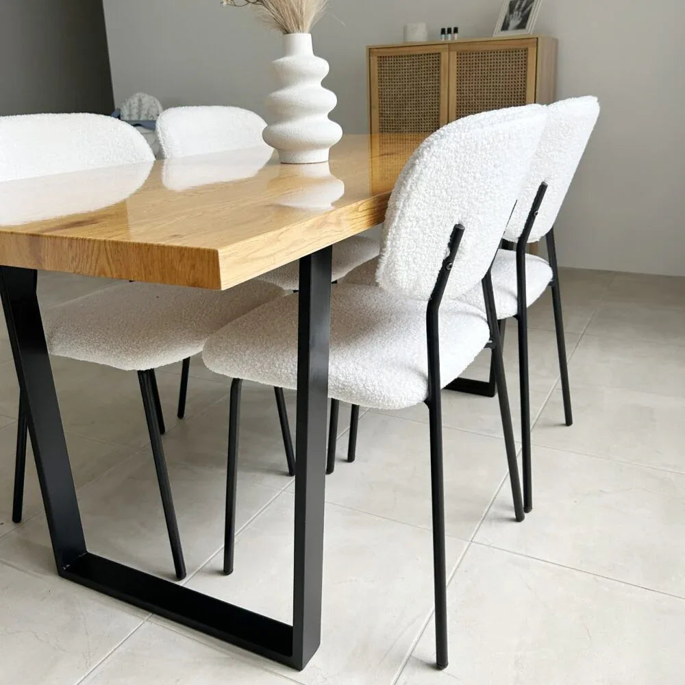 Venice Rectangular Dining Table 170cm Natural - Mekamart Australia
