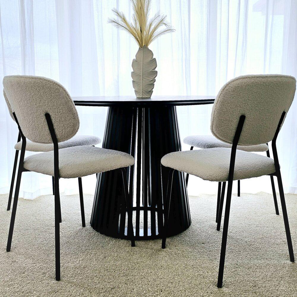 Palmer Sleek Silhouette Dining Table - Mekamart Australia