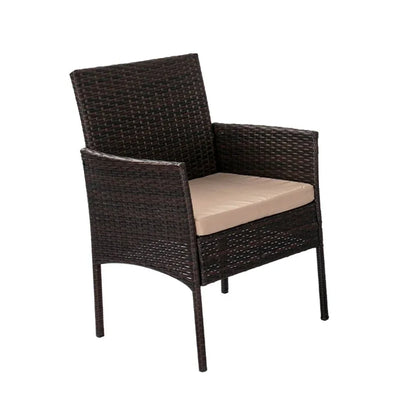 Breeze 4-Seat Wicker Outdoor Lounge Set - Mekamart Australia