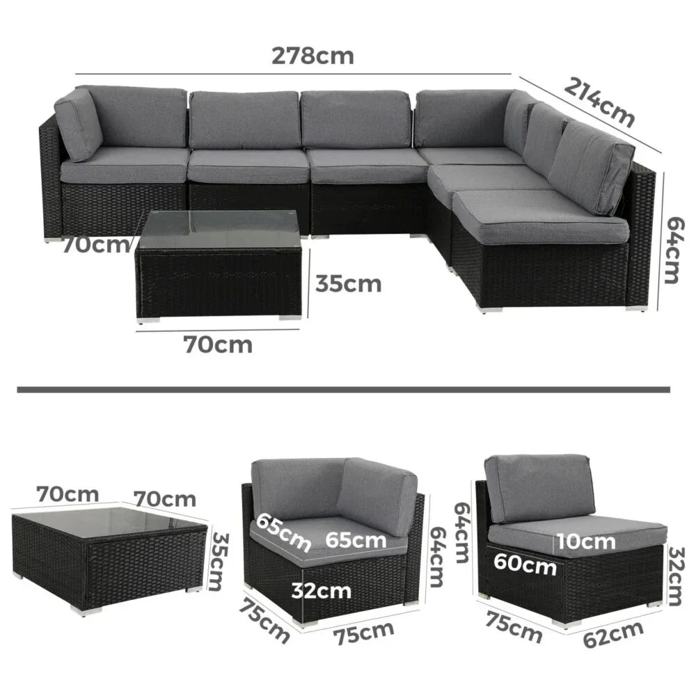 Veranda Fancy Grande Sofa Set - Mekamart Australia