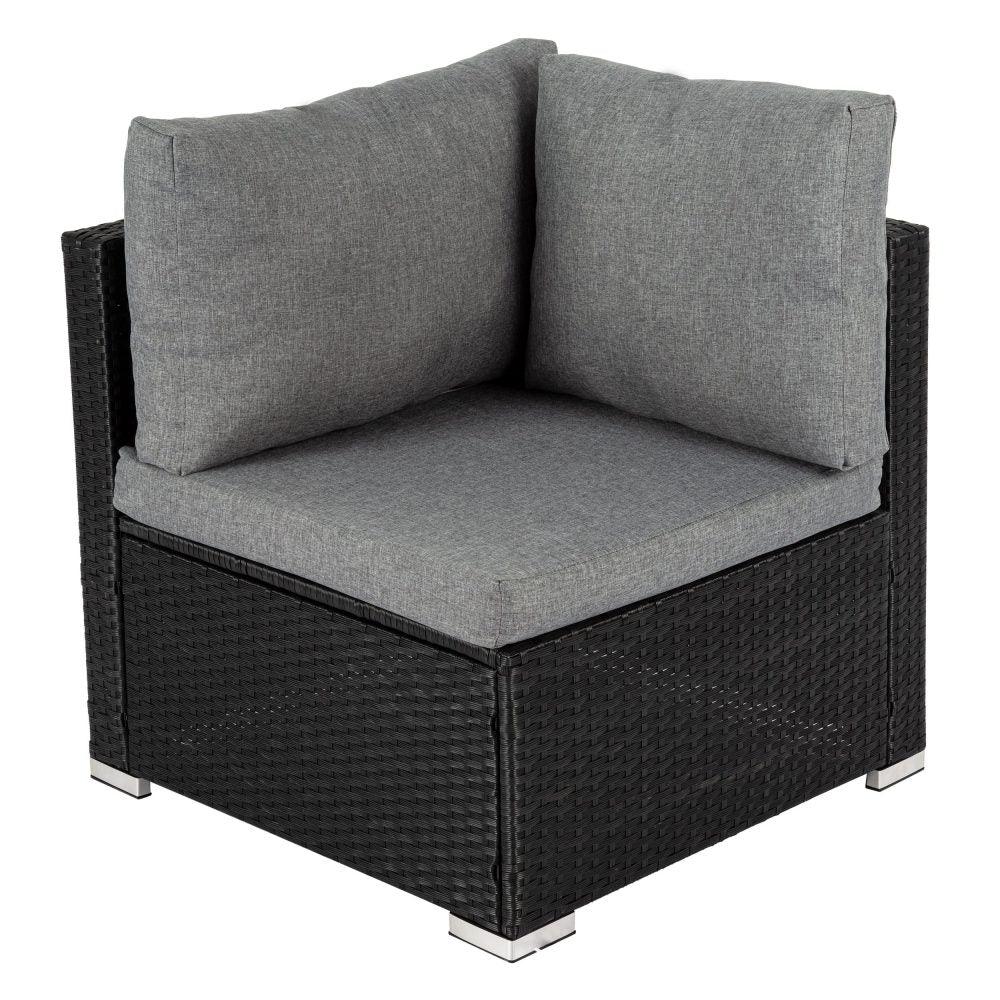 Modular Outdoor Lounge Set-9pcs Sofa, Armchairs and Coffee Table - Mekamart Australia
