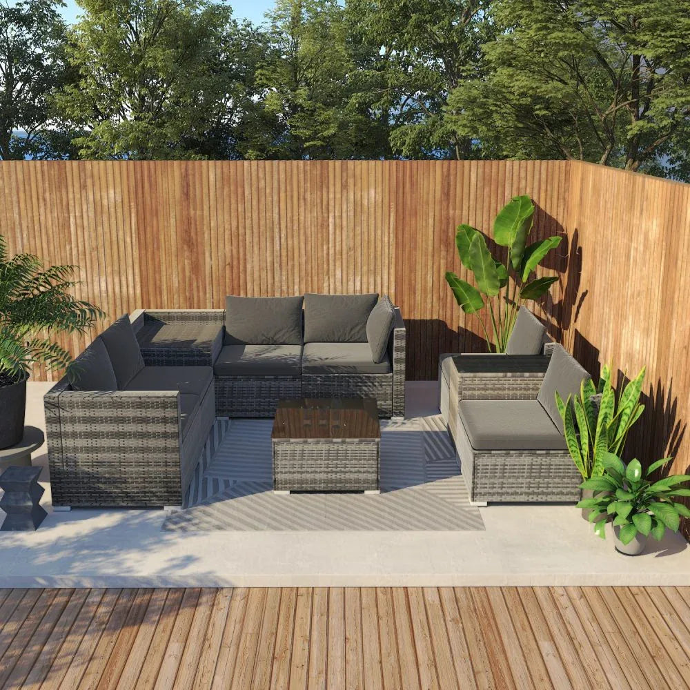 9-Piece Outdoor Setting - Mekamart Australia