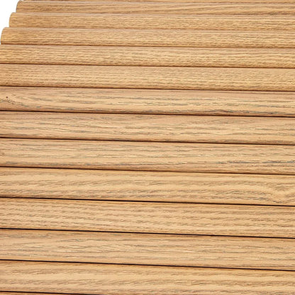 Luxe Ribbed Round Coffee Table Wooden - Mekamart Australia