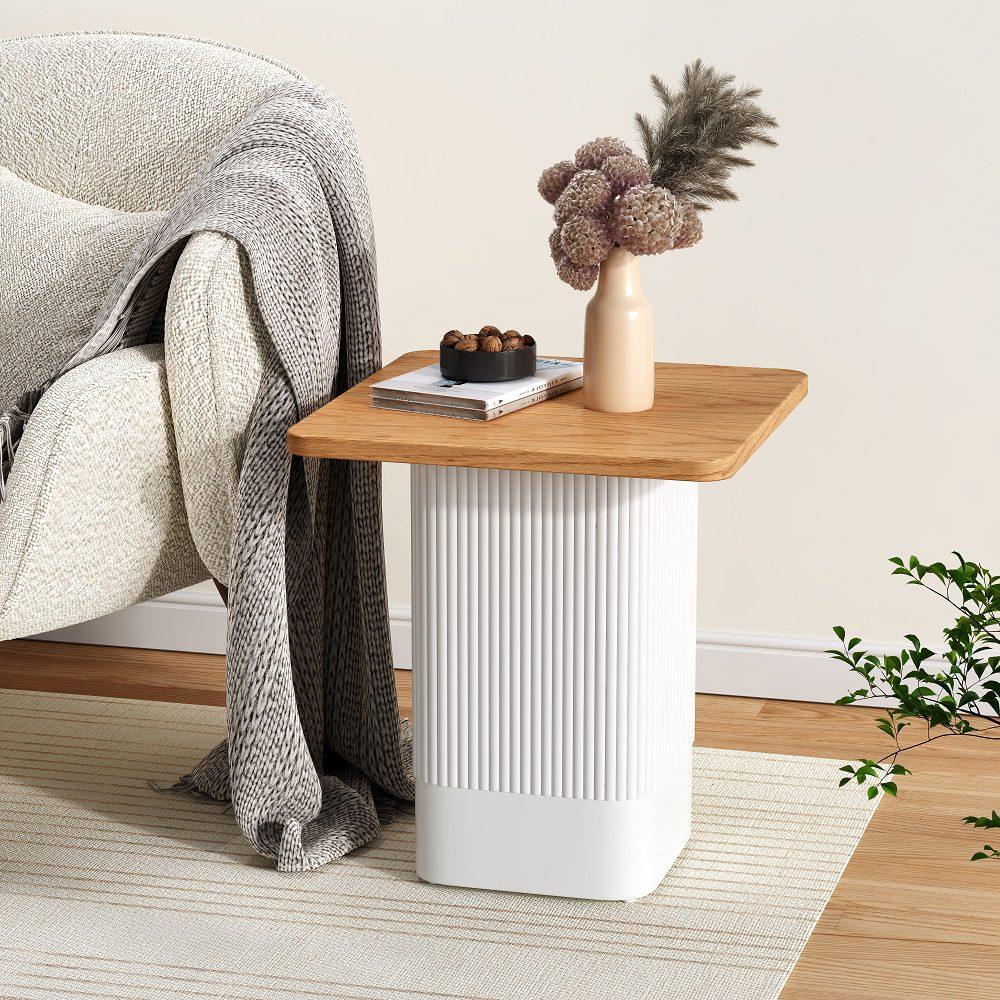 Clara Dusk Natural Side Table - Mekamart Australia