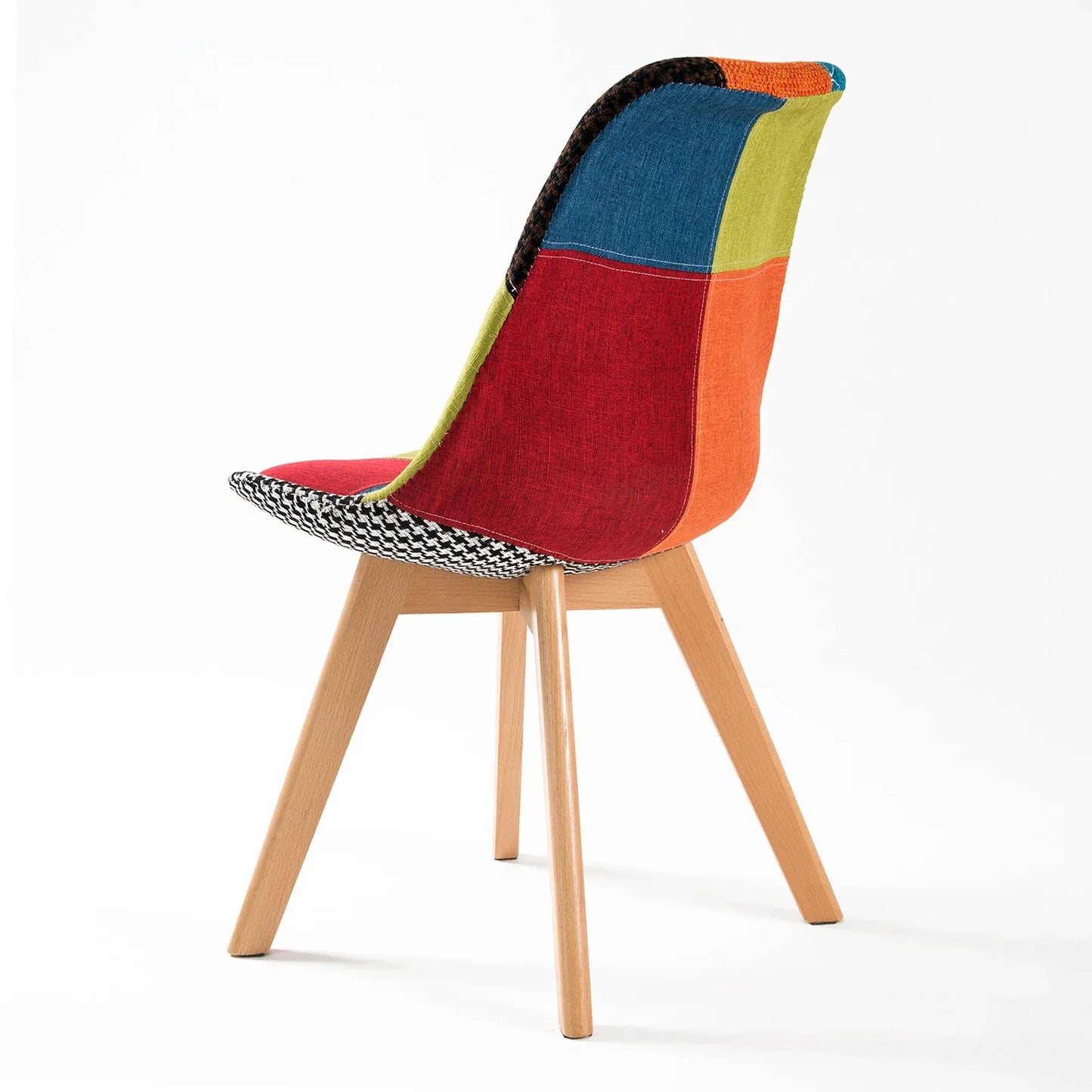 2X Retro Dining Cafe Chair Padded Seat MULTI COLOUR - Mekamart Australia