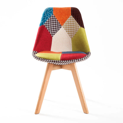 4X Retro Dining Cafe Chair Padded Seat MULTI COLOUR - Mekamart Australia