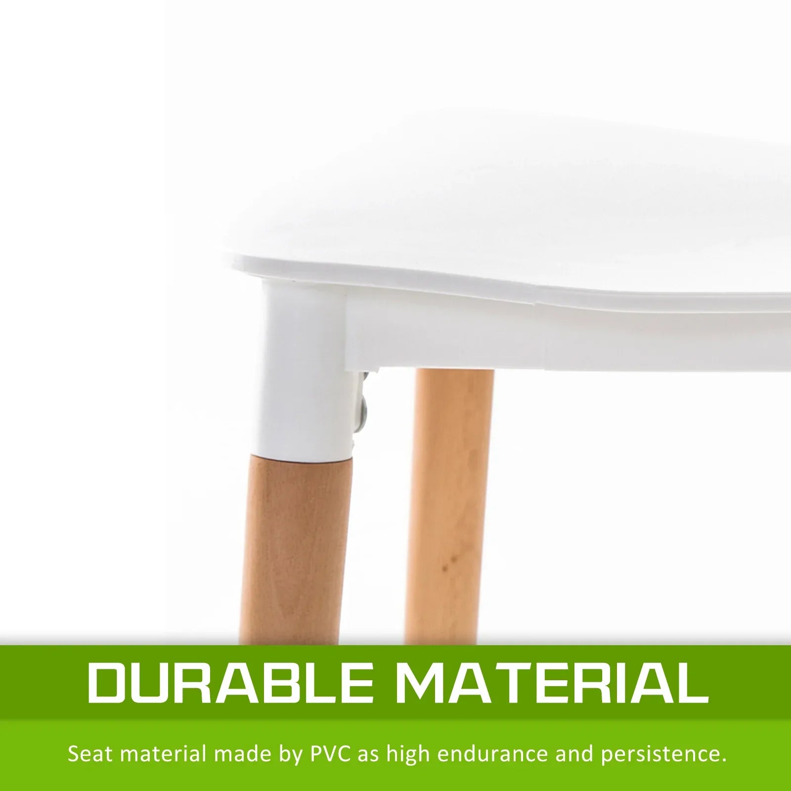 2X Retro Belloch Stackable Dining Cafe Chair WHITE - Mekamart Australia