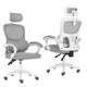 Ergonomic Reclining Office Chair - Lumbar Support, Adjustable Headrest VELTRA - GREY - Mekamart Australia