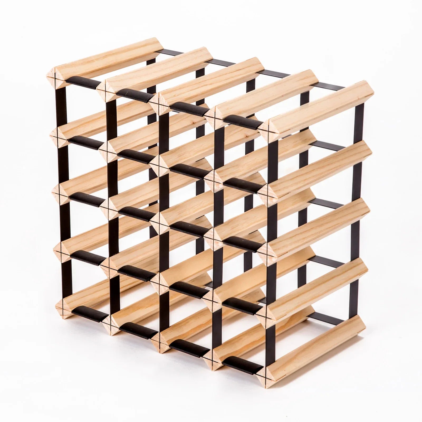 Timber Wine Rack Storage Cellar Organiser 20 Bottle - Mekamart Australia