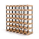 Timber Wine Rack Storage Cellar Organiser 42 Bottle - Mekamart Australia