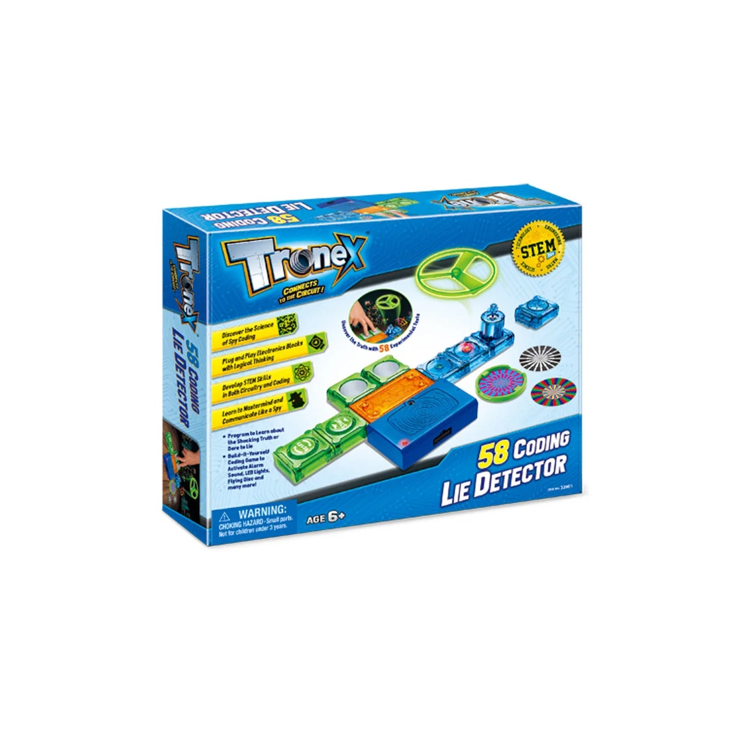 Tronex 58 Coding Lie Detector STEM Toy Build Your Own Learning Kit - Mekamart Australia