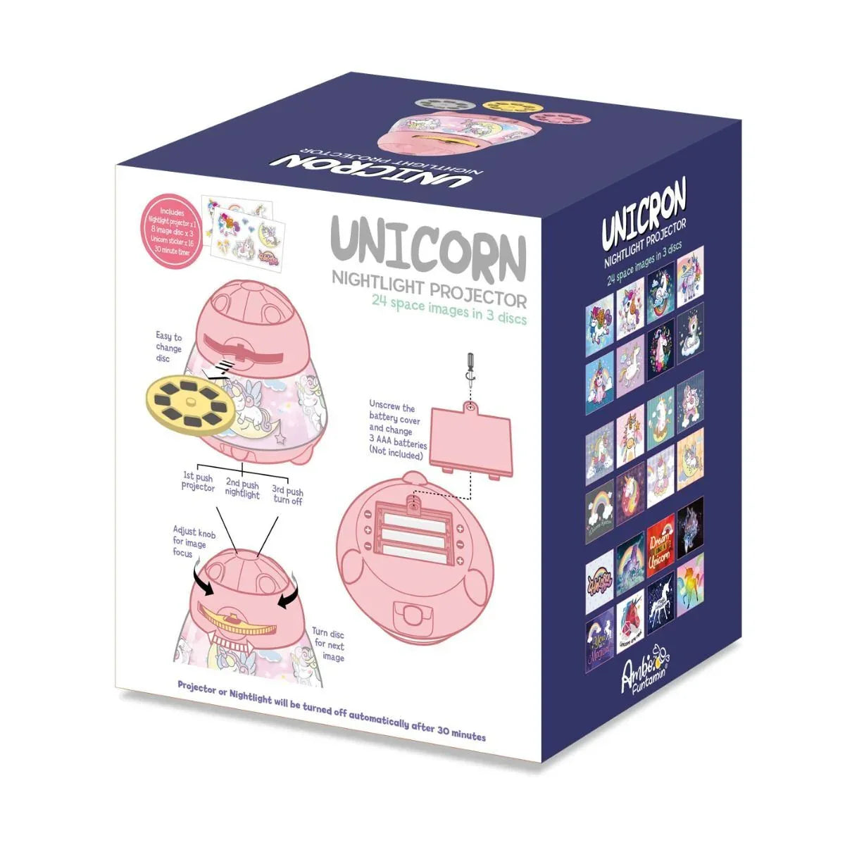 Unicorn Dreamy Sky Night Light Projector - Kids STEAM Toy - Mekamart Australia
