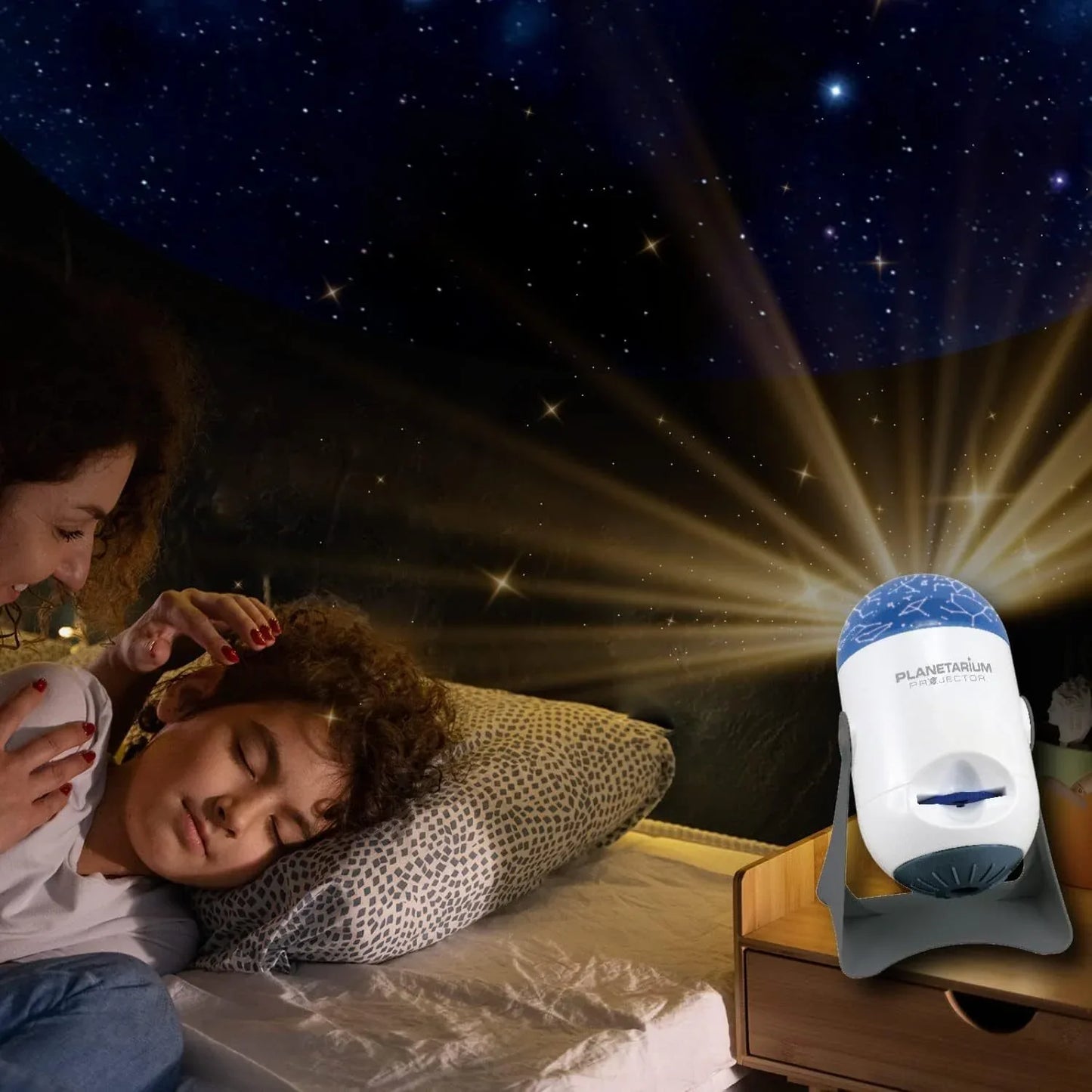 Planetarium Dome Projector - STEM Toy Space Planet Zodiac Moon Galaxy Night Lights - Mekamart Australia
