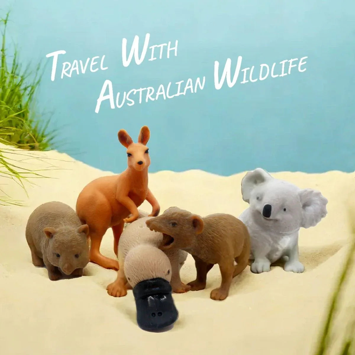 Stretchy Squishy Australian Wildlife Gift Set - Sensory Stimulation Animal Toys - Mekamart Australia