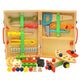Children's pretend play build fix wood Toolbox Toy, Carpenter Traddie Set For toddlers and kids - Mekamart Australia