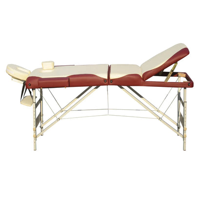 YES4HOMES 3 Fold 5 cm Thickness Foam Portable Aluminium Massage Table Massage Bed Beauty Therapy - Mekamart Australia