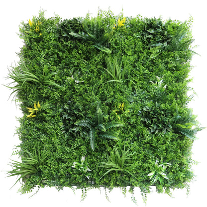YES4HOMES 5 SQM Artificial Plant Wall Grass Panels Vertical Garden Tile Fence 1X1M Green - Mekamart Australia
